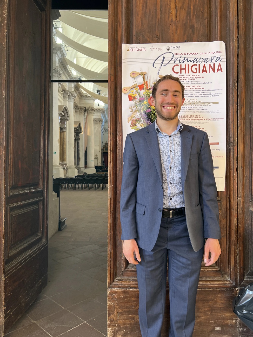 Austin Ali at the Primavera Chigiana Festival, Siena, Italy