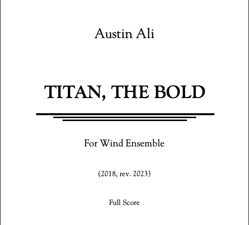 Titan, the Bold