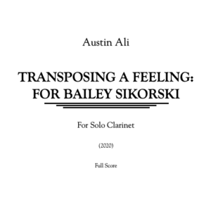Transposing a Feeling